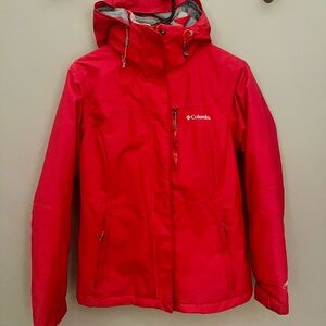 Columbia Red Hooded Jacket
